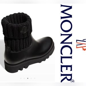 Moncler Black Winter & Rain Boots